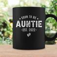 Soon To Be Auntie 2022 Promoted To Auntie Baby Reveal Aunt Coffee Mug Gifts ideas