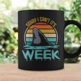 Sorry I Cant Its Week Ocean Scuba Diving Funny Shark Lover Coffee Mug Gifts ideas