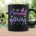 Squad Of The Birthday Mermaid Family Matching Party Squad Coffee Mug Gifts ideas