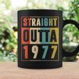 Straight Outta 1977 Vintage Graphic 45 Yrs Old 45Th Birthday Coffee Mug Gifts ideas