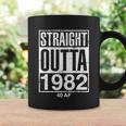 Straight Outta 1982 40 Af Funny Retro 40Th Birthday Gag Gift Tshirt Coffee Mug Gifts ideas