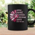 Sunflower Pink Ribbon Breast Caner Coffee Mug Gifts ideas