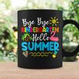 Teacher Student Kids Bye Bye Kindergarten Hello Summer Coffee Mug Gifts ideas