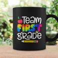 Team First Grade Tie Dye Back To School Coffee Mug Gifts ideas