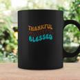 Thankful Grateful Blessed Retro Vintage Fall Coffee Mug Gifts ideas