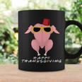 Thanksgiving Friends Funny Turkey Head Coffee Mug Gifts ideas