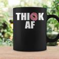 Thick Af Funny Donut Fitness Weightlifting Bodybuilding Coffee Mug Gifts ideas