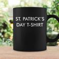This Is My St Patricks Day Shirt Text Logo Coffee Mug Gifts ideas