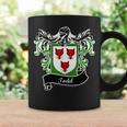 Todd Coat Of Arms Surname Last Name Family Crest Coffee Mug Gifts ideas