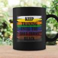 Training Until The Beld Turns Black Taekwondo Coffee Mug Gifts ideas