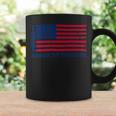 Trucker Truck Driver American Flag With Exhaust American Trucker Coffee Mug Gifts ideas