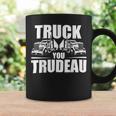 Trucker Truck You Trudeau Canadine Trucker Funny Coffee Mug Gifts ideas
