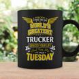 Trucker Trucker Idea Funny Worlds Greatest Trucker Coffee Mug Gifts ideas