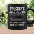 Trucker Trucker Prayer Keep Me Safe Get Me Home Truck DriverShirt Coffee Mug Gifts ideas