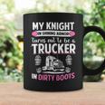 Trucker Trucker Wife Trucker Girlfriend Coffee Mug Gifts ideas