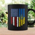 Ukrainian American Flag Ukraine Usa America Coffee Mug Gifts ideas