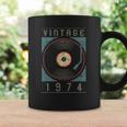 Vintage 1974 Vinyl Retro Turntable Birthday Dj Gift For Him Coffee Mug Gifts ideas