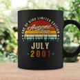 Vintage 21Th Birthday Awesome Since July 2001 Epic Legend Coffee Mug Gifts ideas