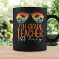 Vintage 7Th Grade Teacher Off Duty Last Day Of School Summer Coffee Mug Gifts ideas