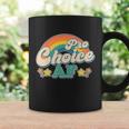 Vintage Retro Pro Choice Af Star Rainbow Coffee Mug Gifts ideas