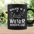 Walking In A Wiener Wonderland Funny Christmas Tshirt Coffee Mug Gifts ideas