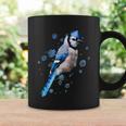 Watercolor Blue Jay Bird Artistic Animal Artsy Painting Coffee Mug Gifts ideas