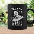 Western Coountry Yellowstone Take Em To The Train Station Tshirt Coffee Mug Gifts ideas