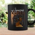 Womens Funny Aquarius Girl Zodiac Birthday Pride Melanin Afro Queen Coffee Mug Gifts ideas