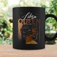 Womens Funny Libra Girl Zodiac Birthday Pride Melanin Afro Queen Coffee Mug Gifts ideas
