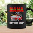 Womens Nana Birthday Crew Fire Truck Birthday Fireman Coffee Mug Gifts ideas