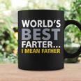 Worlds Best Farter I Mean Father Tshirt Coffee Mug Gifts ideas