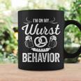 Wurst Behavior Oktoberfest Funny German Festival Coffee Mug Gifts ideas