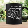 Yes This Is My Retirement Plan Guitar Tshirt Coffee Mug Gifts ideas