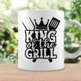 King Grill  Grilling Gift Barbecue Fathers Day Dad Bbq   V2 Coffee Mug