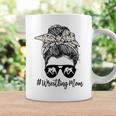 Bleached Life Wrestling Mom Leopard Messy Bun Glasses V2 Coffee Mug Gifts ideas
