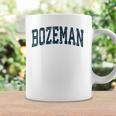 Bozeman Montana Mt Vintage Athletic Sports Navy Design Coffee Mug Gifts ideas