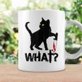 Cat What Murderous Black Cat With Knife Halloween Coffee Mug Gifts ideas