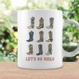 Cowgirl Boot Lets Go Girls Howdy Western Cowgirl Coffee Mug Gifts ideas