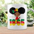 Juneteenth Celebrating 1865 Black Girl Kids Toodlers V2 Coffee Mug Gifts ideas
