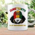 Juneteenth Is My Independence Day Black Girl Melanin Women Coffee Mug Gifts ideas