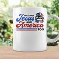She Loves Jesus And America Too 4Th Of July Proud Christians Coffee Mug Gifts ideas