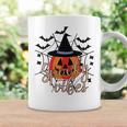 Thick Thights And Spooky Vibes Halloween Pumpkin Ghost Coffee Mug Gifts ideas