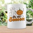 Vintage Tis The Season Cute Pumpkin Fall Halloween Costume Coffee Mug Gifts ideas