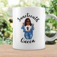 Womens Juneteenth Queen Dreadlocks Girl Black Natural Hair Style Coffee Mug Gifts ideas