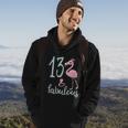 13Th Birthday Flamingo Outfit Girls 13 Year Old Bday Hoodie Lifestyle