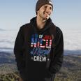 4Th Of July Nicu Nurse Crew American Flag Independence Day Gift Hoodie Lifestyle