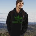 Addicted Weed Logo Hoodie Lifestyle