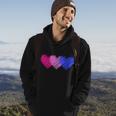 Bisexual Flag Hearts Love Lgbt Bi Pride Hoodie Lifestyle