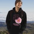 Breast Cancer Awareness Flowers Ribbons Hoodie Lifestyle