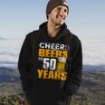 Cheers And Beers To 50 Years Old Birthday Funny Drinking Hoodie Lifestyle